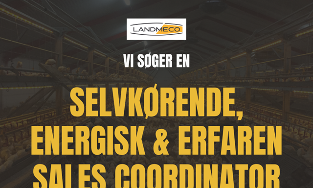 SELVKØRENDE, ENERGISK & ERFAREN SALES COORDINATOR